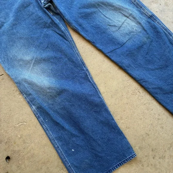 Vintage OshKosh B'Gosh Denim Overalls Size 38 Made in USA Sanforized